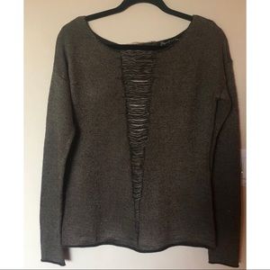 Elizabeth & James olive/bronze/gold sweater.